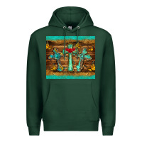 Sports Green crosses tumbler Premium Hoodie - BarkalooDesign