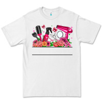 White Hair Stylist Your Textt Premium Tee - CowhideDigitalArt