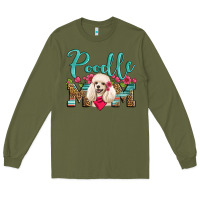 Army Green poodle mom Long Sleeve Tee - Artiststas