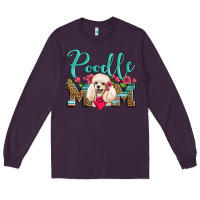 Plum poodle mom Long Sleeve Tee - Artiststas