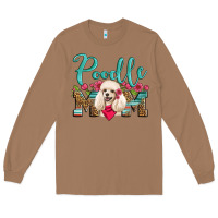 Toasted Coconut poodle mom Long Sleeve Tee - Artiststas