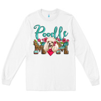 White poodle mom Long Sleeve Tee - Artiststas