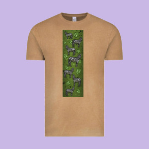 Zebra Vintage Tee Designed By Lillyallendesigns