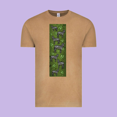 Zebra Vintage Tee Designed By Lillyallendesigns