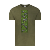 Vintage Olive zebra Vintage Tee - LillyAllenDesigns