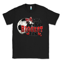Black little brother biggest fan soccer Classic Tee - FaDigitalArtStudio