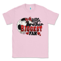 Bubblegum Pink little brother biggest fan soccer Classic Tee - FaDigitalArtStudio