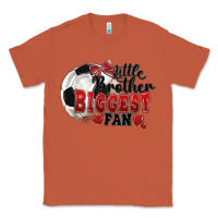Copper little brother biggest fan soccer Classic Tee - FaDigitalArtStudio