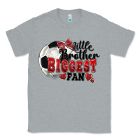 Heather Grey little brother biggest fan soccer Classic Tee - FaDigitalArtStudio