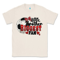 Natural little brother biggest fan soccer Classic Tee - FaDigitalArtStudio