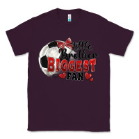 Plum little brother biggest fan soccer Classic Tee - FaDigitalArtStudio