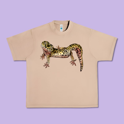 Gecko Lizard Illustrations Urban Heavy Tee Designed By Lillyallendesigns
