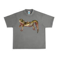 Tornado Gecko Lizard Illustrations Urban Heavy Tee - LillyAllenDesigns
