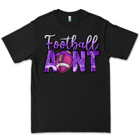 Black football aunt Premium Tee - CowhideDigitalArt