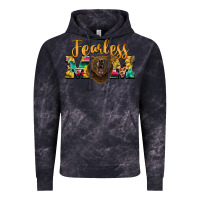 Cloud Black fearless mom bear Vintage Hoodie - BarkalooDesign