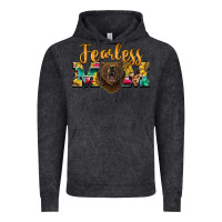Vintage Black fearless mom bear Vintage Hoodie - BarkalooDesign