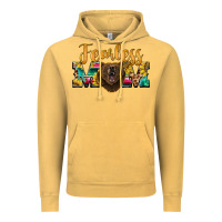 Vintage Mustard fearless mom bear Vintage Hoodie - BarkalooDesign