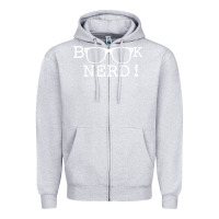 Heather Grey b k Nerd! Zipper Hoodie - Bettercallsaul