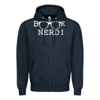 Navy b k Nerd! Zipper Hoodie - Bettercallsaul