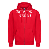 Red b k Nerd! Zipper Hoodie - Bettercallsaul