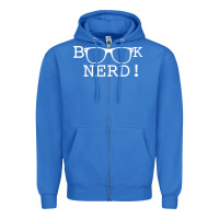 True Royal b k Nerd! Zipper Hoodie - Bettercallsaul