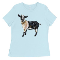 Baby Blue Tennessee Fainting Goat Ladies Tee - LillyAllenDesigns