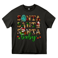 Asphalt santa santa santa baby Heavy Core Tee - FaDigitalArtStudio