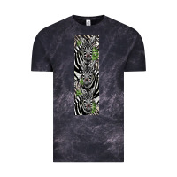 Cloud Black zebra Vintage Tee - LillyAllenDesigns