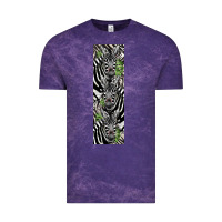 Cloud Purple zebra Vintage Tee - LillyAllenDesigns