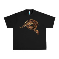Black Royal Ball Python Illustrations Urban Heavy Tee - LillyAllenDesigns
