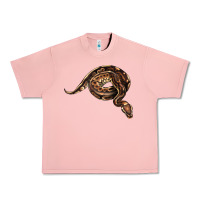 Salmon Royal Ball Python Illustrations Urban Heavy Tee - LillyAllenDesigns