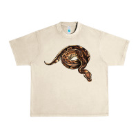 Sandshell Royal Ball Python Illustrations Urban Heavy Tee - LillyAllenDesigns