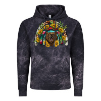 Cloud Black bear rainbow Vintage Hoodie - BarkalooDesign