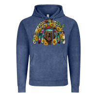 Vintage Denim bear rainbow Vintage Hoodie - BarkalooDesign