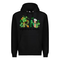 Black st. patricks day registered nurse rn Premium Hoodie - BarkalooDesign