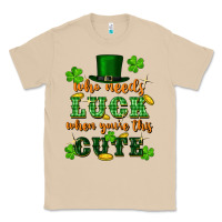 Mushroom who needs luck when youre this cute st patricks Classic Tee - FaDigitalArtStudio