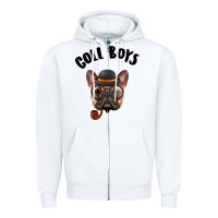 White Cool Boys Zipper Hoodie - Bettercallsaul