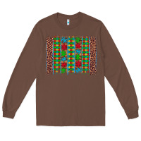 Chestnut autism awareness leopard puzzle brush stroke Long Sleeve Tee - Artiststas