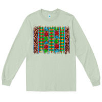 Matcha autism awareness leopard puzzle brush stroke Long Sleeve Tee - Artiststas