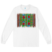 White autism awareness leopard puzzle brush stroke Long Sleeve Tee - Artiststas