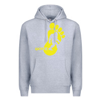 Heather Grey bigfoot Premium Hoodie - artisFamous