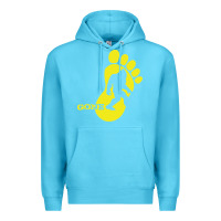 Ocean Blue bigfoot Premium Hoodie - artisFamous