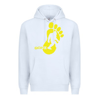 White bigfoot Premium Hoodie - artisFamous