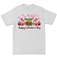 Dove Grey happy valentines day yoda Premium Tee - CowhideDigitalArt