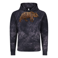 Cloud Black bear Vintage Hoodie - BarkalooDesign