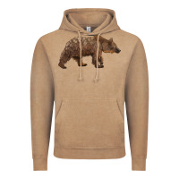 Vintage Coffee bear Vintage Hoodie - BarkalooDesign