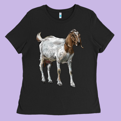 Boer Goat Ladies Tee Designed By Lillyallendesigns