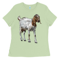 Matcha Boer Goat Ladies Tee - LillyAllenDesigns