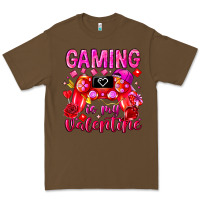 Cacao Gaming is My Valentine Premium Tee - CowhideDigitalArt