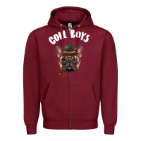 Burgundy Cool Boys Zipper Hoodie - Bettercallsaul